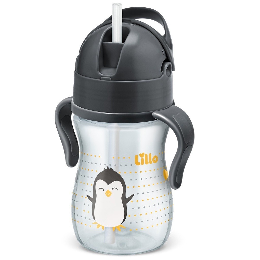 Copo Infantil Lillo Evolution: 240ml Antivazamento!