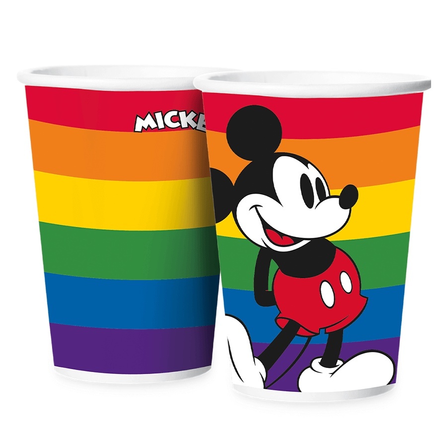 Copo Mickey Arco-Íris: Festa Disney Completa!