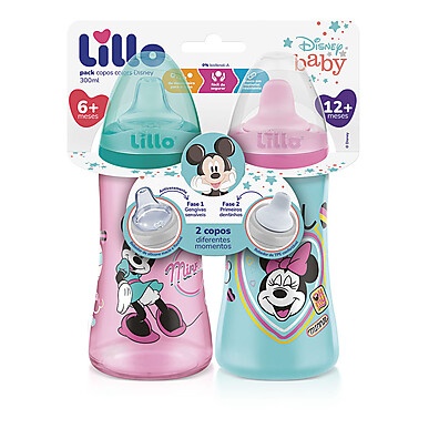 Copo Minnie Disney Lillo Colors: Hidrate-se com Estilo!