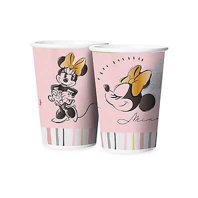 Copo Papel 180ml Minnie Fãs – 12 Unidades Regina