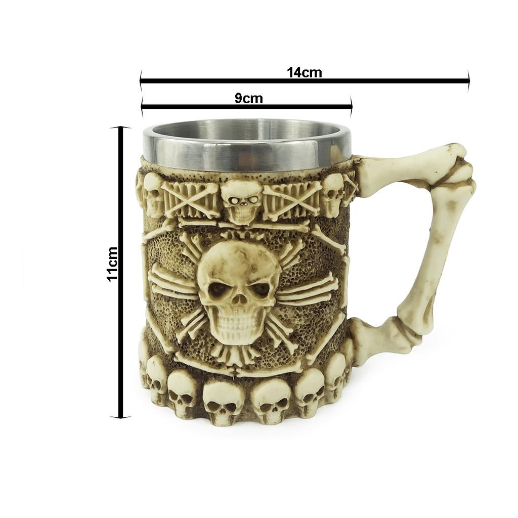 Caneca Caveira X 400ml – Estilo e Personalidade no Seu Copo