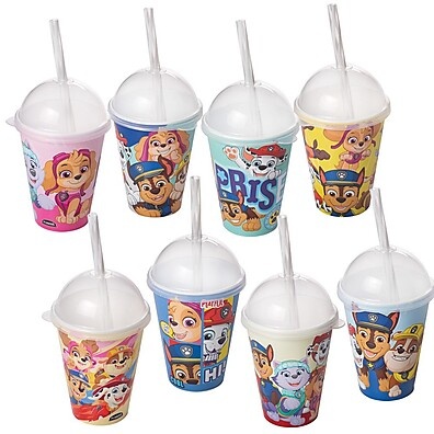 Copo Shake Patrulha Canina com Canudo - 280ml | Plasútil