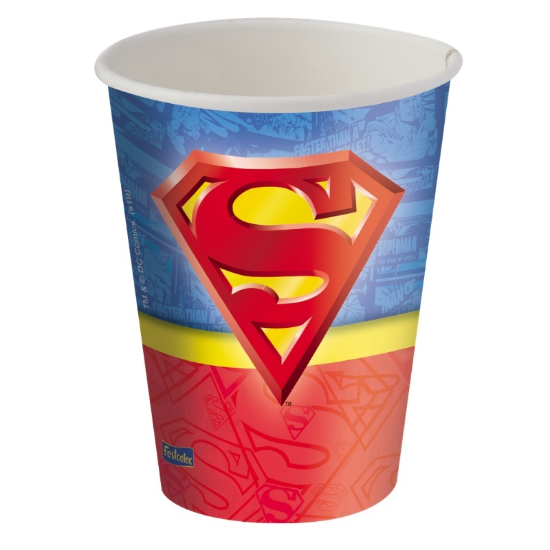Copo Superman 200ml: Festa Temática Heroica!