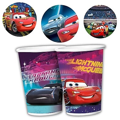 Copos Carros Disney: Festa Animada!