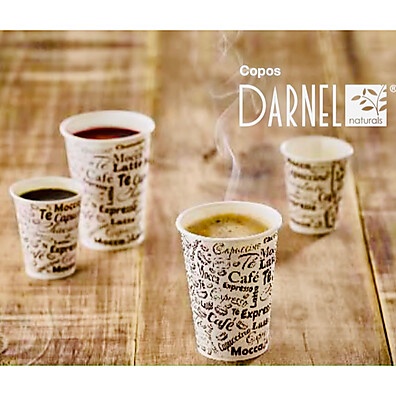 Copos de Papel Biodegradáveis 236ml - Darnel
