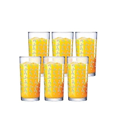 Copos Decorados Flores 255ml: Elegância na Sua Mesa!