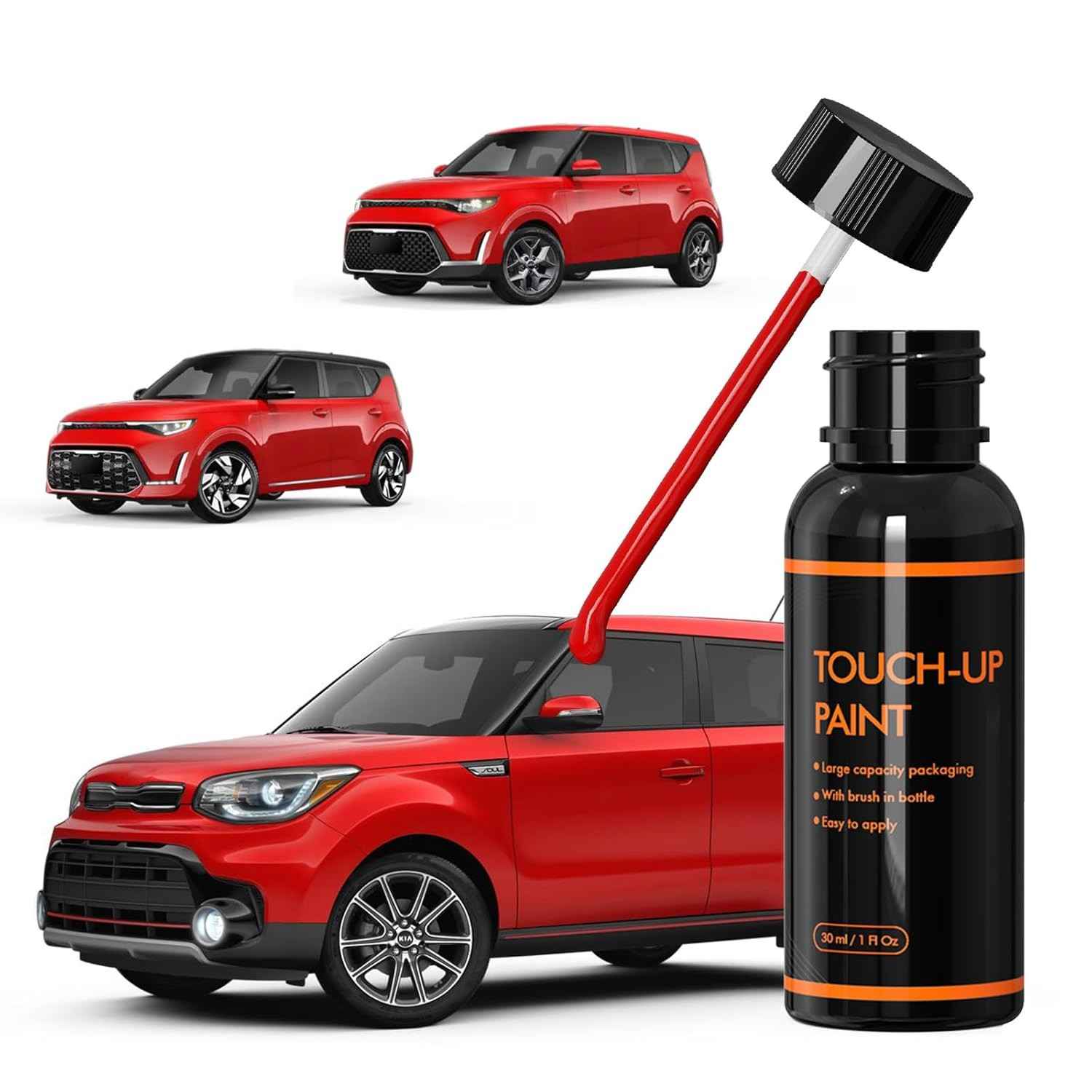 Tinta de Retoque para Carro Kia - Cor AJR/AJT Inferno Red | Reparo de Arranhões e Lascas