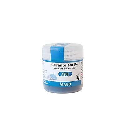 Corante em Pó Azul 6g – Deixe suas receitas mais vibrantes!