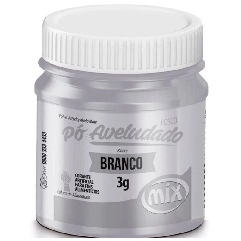 Corante em Pó Branco: Decore com Elegância!