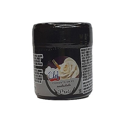 Corante em Pó Preto Iceberg: Cores Vibrantes!