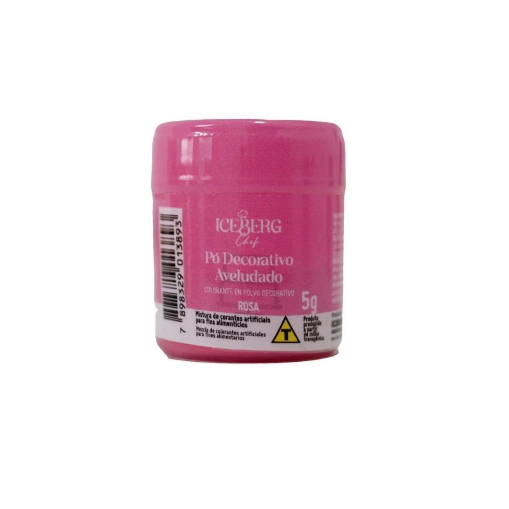 Corante em Pó Rosa Iceberg: Realce Seus Doces!
