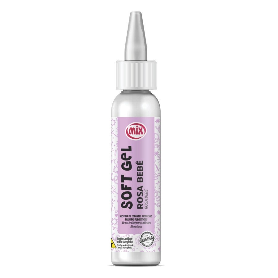 Corante Softgel Rosa Bebê Mix: Cores Vibrantes!