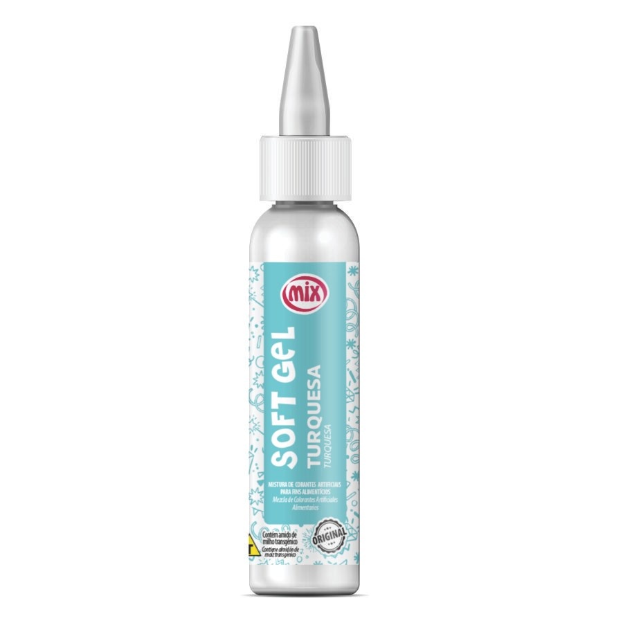 Corante Softgel Turquesa Mix: Cores Vibrantes!