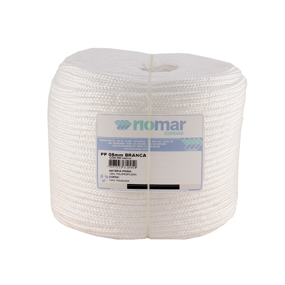 Corda PP Trançada 8mm: Resistência e Versatilidade
