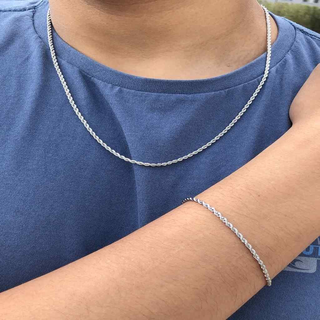 Cordão Baiano Prata 2mm: Elegância para Presentear