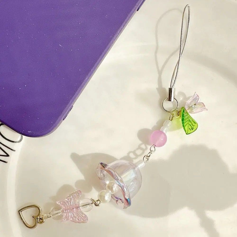 Cordão de Celular Borboleta: Charme e Segurança!