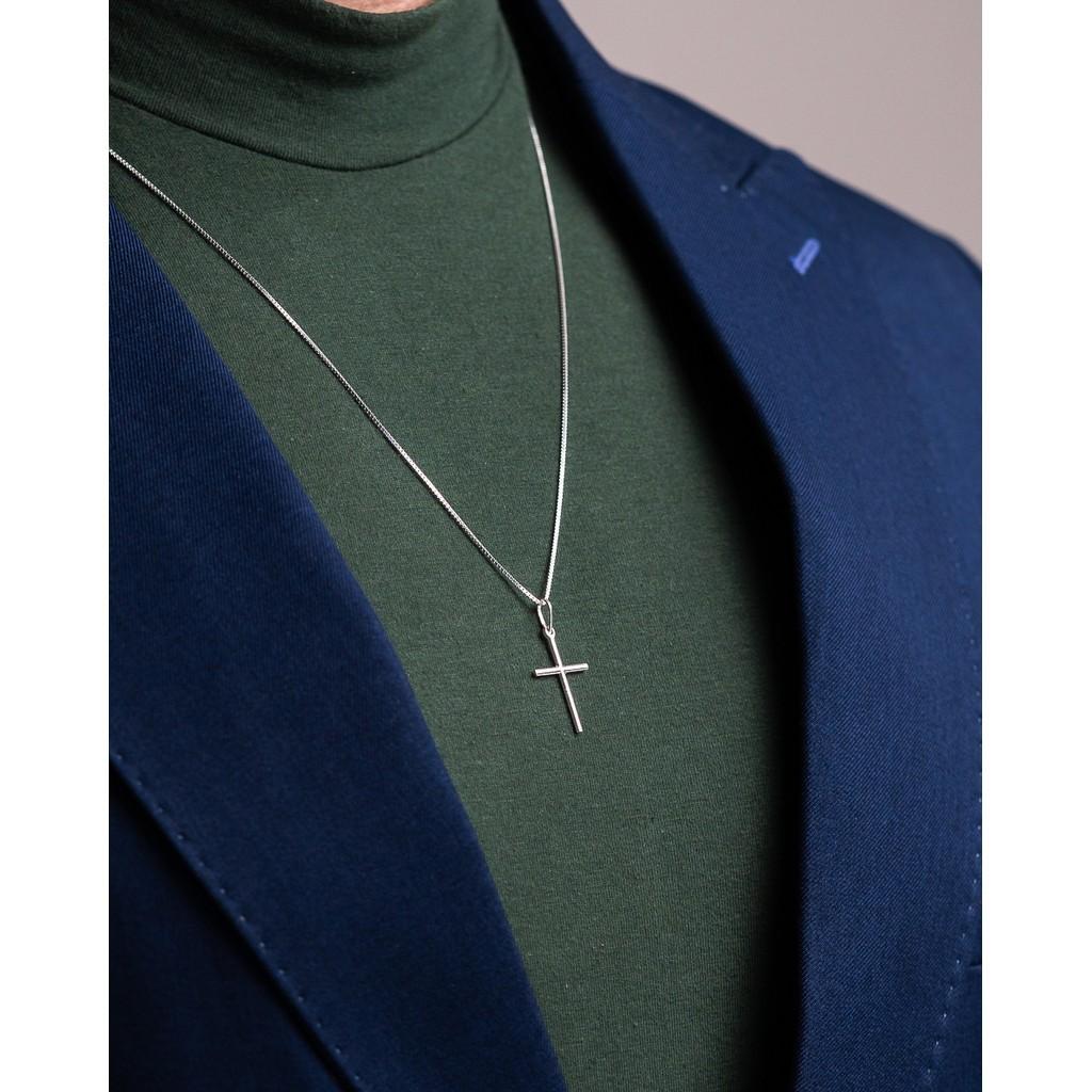 Cordão Prata 925 Masculino Cruz: Fé e Estilo