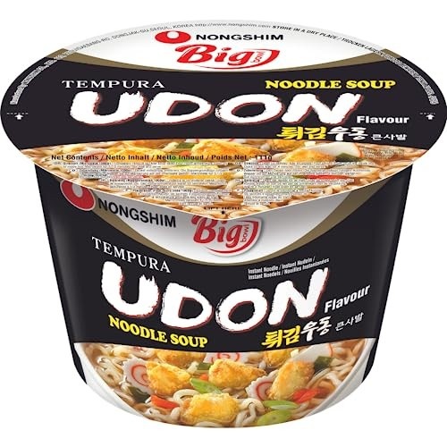 Lamen Coreano Tempura Udon Cup Noodle Big 111G - Nong Shim