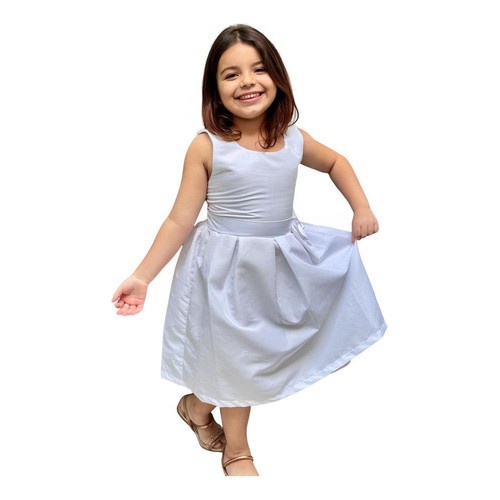 Vestido Infantil Menina Festa Casual - Várias Cores