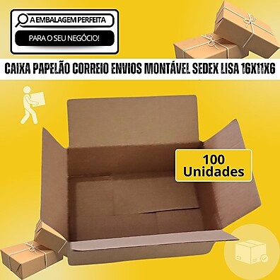 Caixas de Envio: 400 Unidades para Sedex e Correios