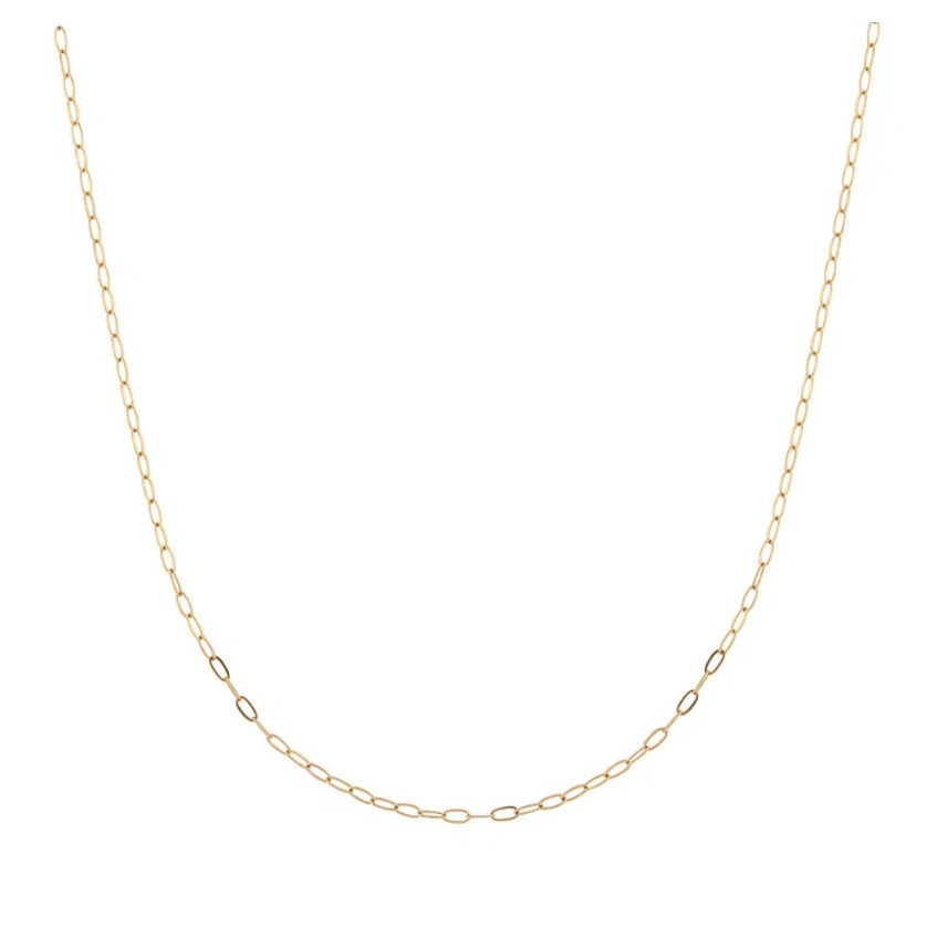 Corrente Balãozinho Zeta 50cm Ouro 18k: Elegância!