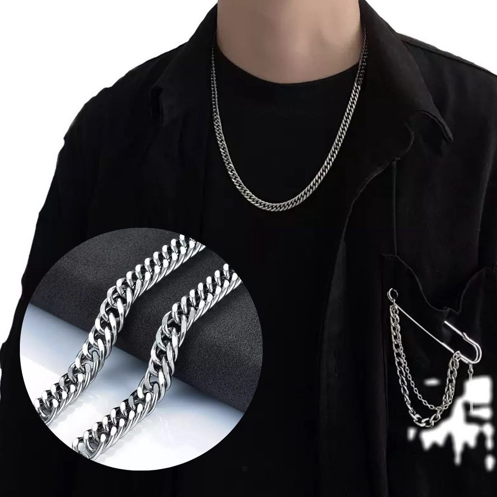 Corrente Masculina Elo Duplo Aço Inox Prata: Qualidade e Estilo