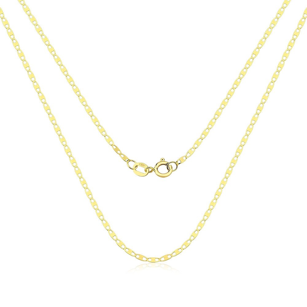 Corrente Ouro 18k Piastrine 60cm: Elegância!
