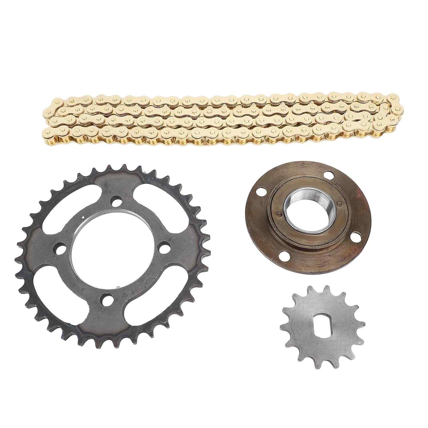 Kit Corrente e Pinhões 420 para Go Karts, ATVs e Mini Motos - Potência e Durabilidade