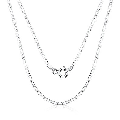Corrente Piastrine Prata 925: Elegância em 40cm