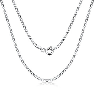 Corrente Prata 925 Elo Português: Elegância Atemporal