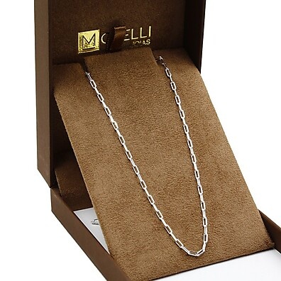 Corrente Prata 925 Masculina Cartie 60cm - Estilo e Qualidade
