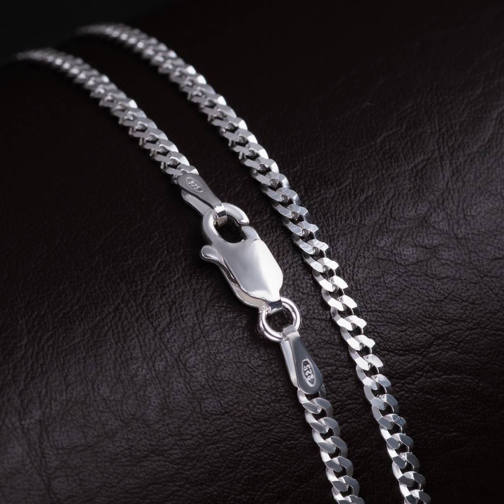 Corrente Prata 925 Masculina: Groumet Escama de Peixe