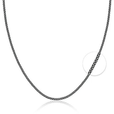 Corrente Prata 925 Pipoca Bali 70cm