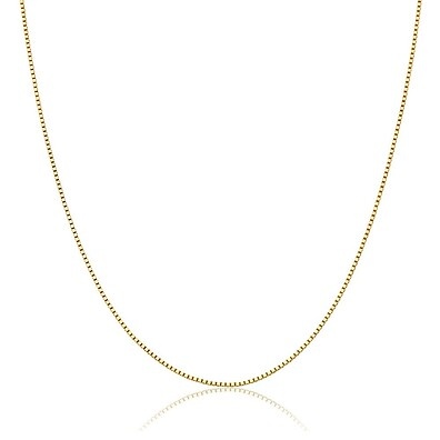Corrente Veneziana 18k: Elegância em 45cm