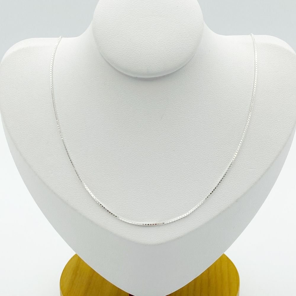 Corrente Veneziana Prata 925: Elegância em 45cm