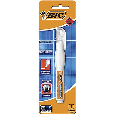 Corretivo Caneta BIC Shake'n Squeeze: Cobertura Impecável