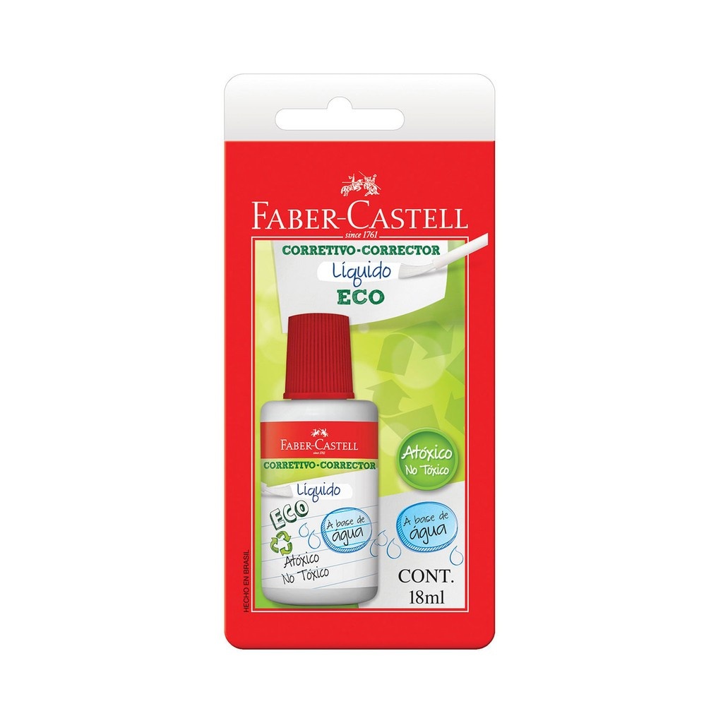 Corretivo Faber-Castell Ecológico: Cobertura Impecável