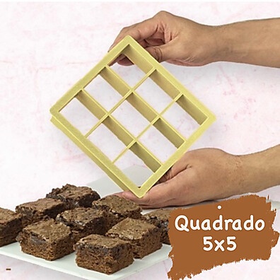 Cortador Brownie 5x5 Quadrado Blue Star – Corte Perfeito