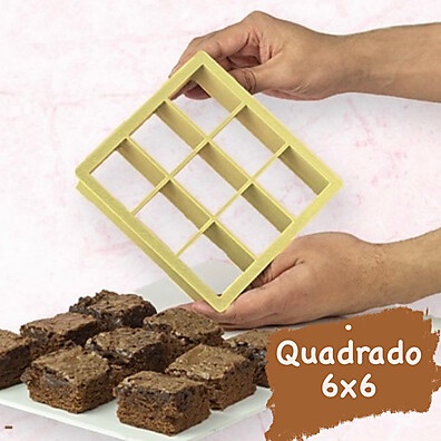 Cortador de Brownie 6x6 Quadrado Blue Star (M)