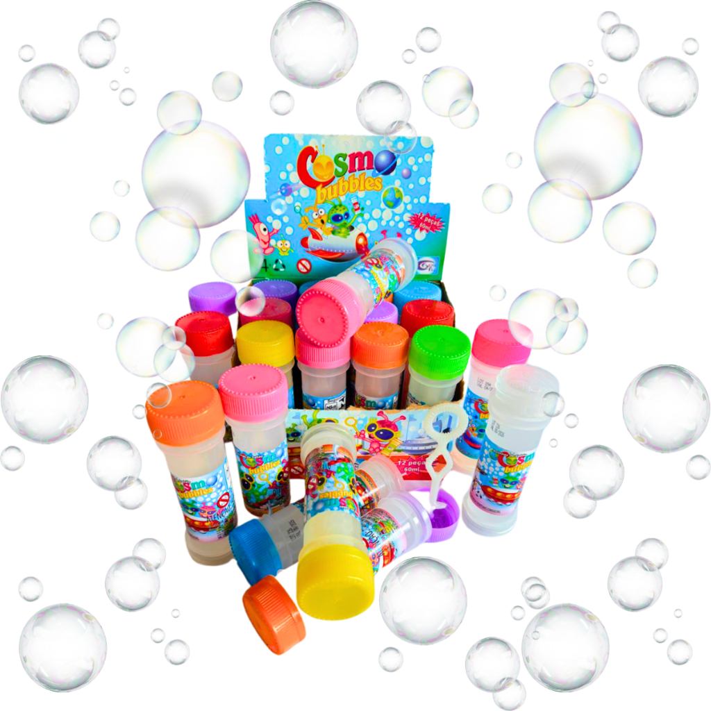 Kit Lembrancinha Infantil: 30 Massinhas, Bolhas e Cortadores!