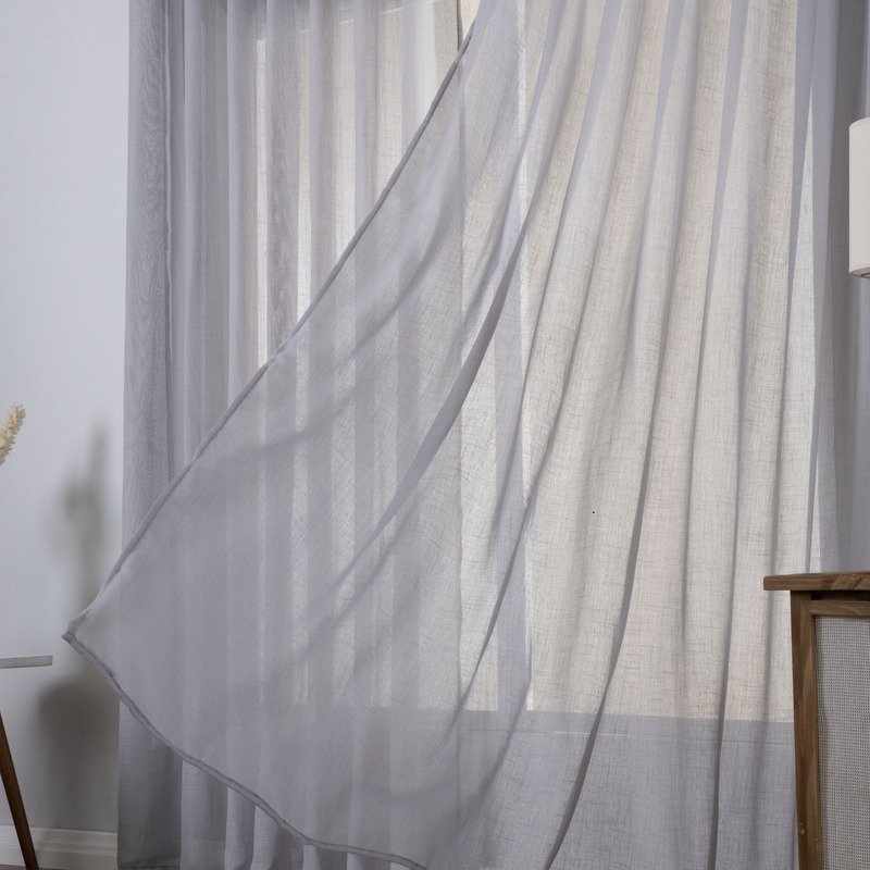 Cortina Linho Voil Flame 4m x 2,70m: Elegância e Privacidade