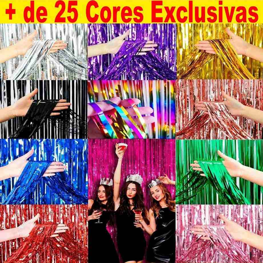 Cortina Metalizada: Brilho e Glamour para Sua Festa!