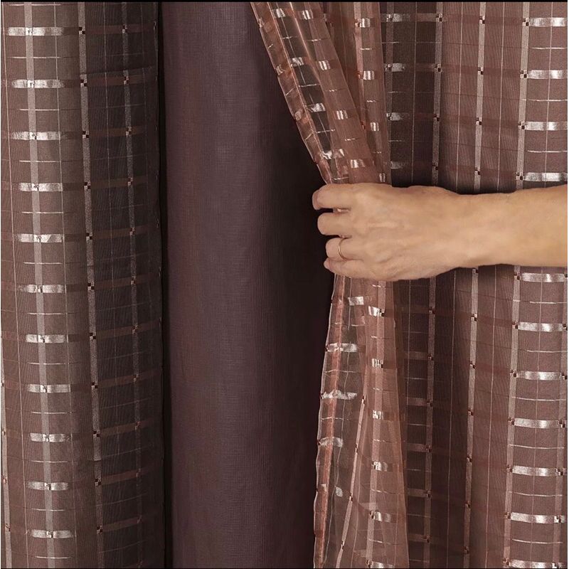 Cortina Microfibra Voil 4x2,5m – Estilo e Qualidade para Seu Quarto ou Sala!