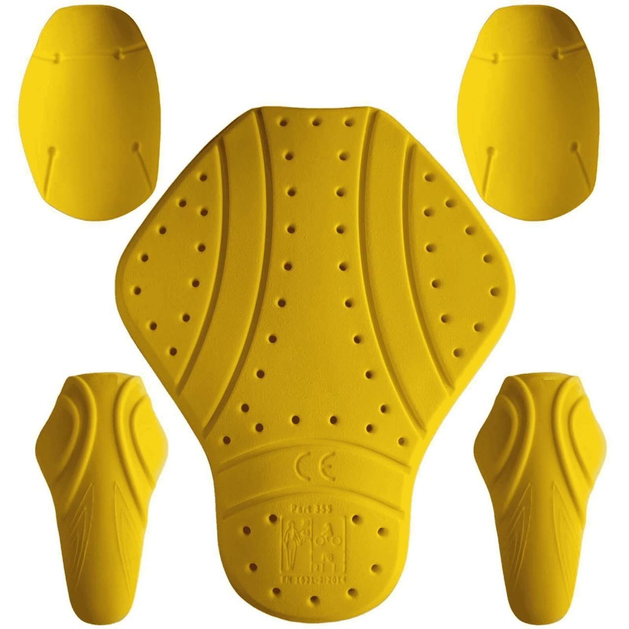 Protetores Vance Leather CE Nível 2: Segurança Premium para Costas, Ombros e Cotovelos de Motociclistas
