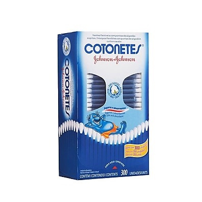 Cotonetes Flexíveis 300 Unidades – Higiene Segura e Prática