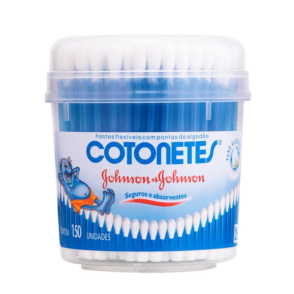 Cotonetes Johnson's: Limpeza Segura e Delicada (150 Unidades)