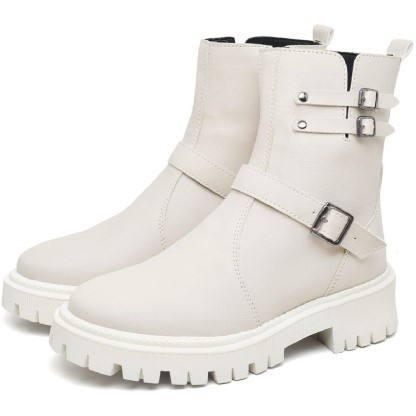 Coturno Feminino Off White: Estilo e Conforto!