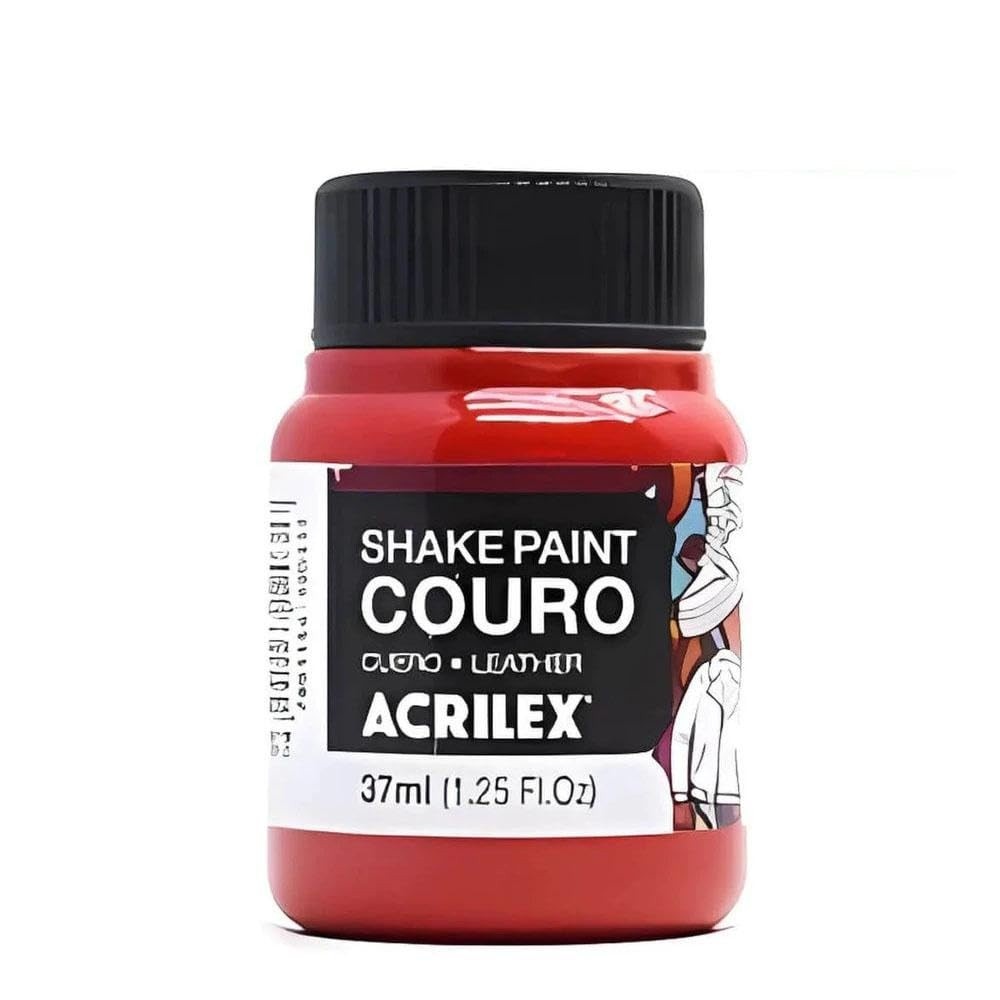 Tinta Couro 37ml Shake Paint - Acrilex [COR: VERMELHO FOGO - 507]
