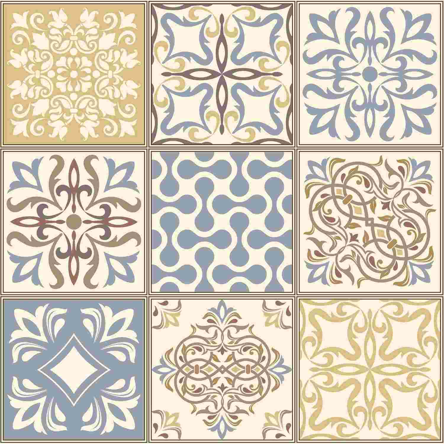 Adesivo de Azulejo Cozinha Amarelo Canário 15x15 cm | 18 Unidades | Transforme sua Cozinha com Estilo!