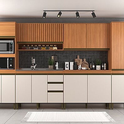 Cozinha 6 Peças Ripada Cecília: Seu Sonho!
